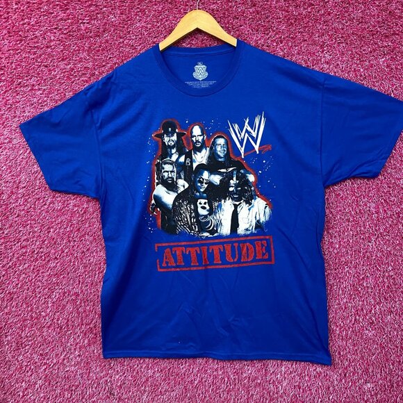 WWE Attitude Era Graphic Design T-shirt XL - Picture 1 of 4